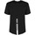 Textiel Heren T-shirts korte mouwen Les Hommes LJT208-700P | Contemporary Elegance Zwart