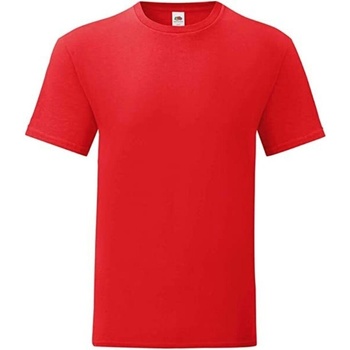 Textiel Heren T-shirts met lange mouwen Fruit Of The Loom 61430 Rood