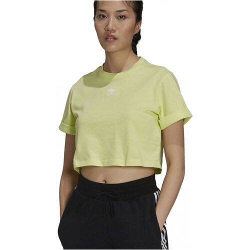 Textiel Dames T-shirts & Polo’s adidas Originals H37884 Geel
