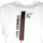 Textiel Heren T-shirts korte mouwen Les Hommes LJT201 700P | Vertical Line Wit