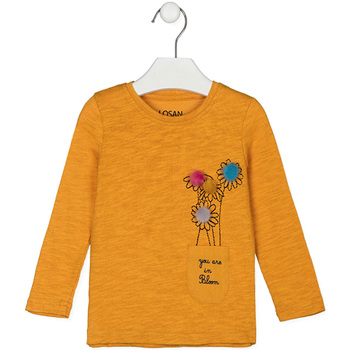 Textiel Kinderen T-shirts met lange mouwen Losan 126-1020AL Geel