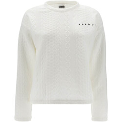 Textiel Dames Sweaters / Sweatshirts Freddy F1WSLS11 Wit