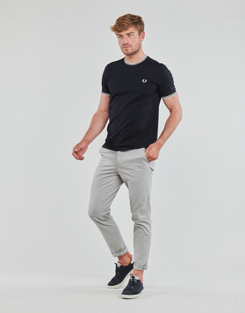 Fred Perry TWIN TIPPED T-SHIRT Marine