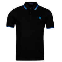 Textiel Heren Polo's korte mouwen Fred Perry TWIN TIPPED FRED PERRY SHIRT Zwart / Blauw