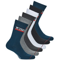 Ondergoed Socks Levi's REGULAR CUT SPORT LOGO X6 Blauw / Wit / Grijs / Zwart