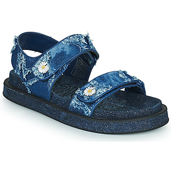 Schoenen Dames Sandalen / Open schoenen Desigual SANDAL FLAT DENIM Blauw / Jeans