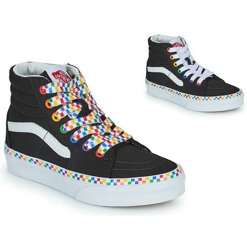 Schoenen Meisjes Hoge sneakers Vans SK8-Hi Zwart / Multicolour