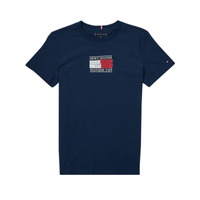Textiel Jongens T-shirts korte mouwen Tommy Hilfiger LIMOUJEA Marine