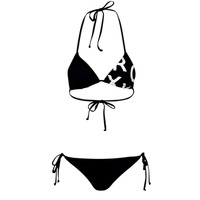 Textiel Dames Bikini Roxy SD BE CL TIKI TRI REG TS SET Zwart