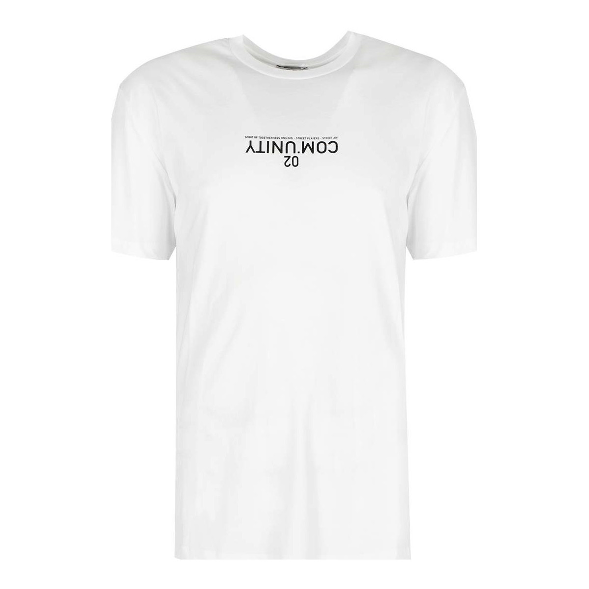 Textiel Heren T-shirts korte mouwen Les Hommes UHT251 700P | Reserved community Oversized T-Shirt Zwart