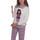Textiel Meisjes Pyjama's / nachthemden Admas Homewear pyjama broek en top Le Beret Santoro Wit