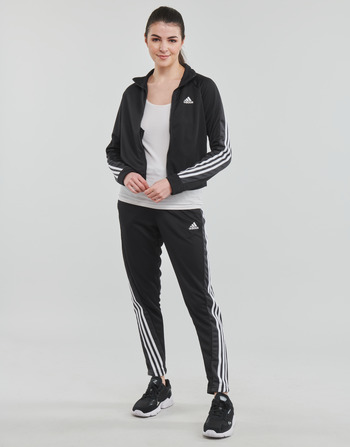 Textiel Dames Trainingspakken Adidas Sportswear TEAMSPORT TRACKSUIT Zwart / Carbon