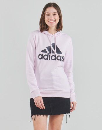 Textiel Dames Sweaters / Sweatshirts adidas Performance BL FT HOODED SWEAT Roze / Zwart