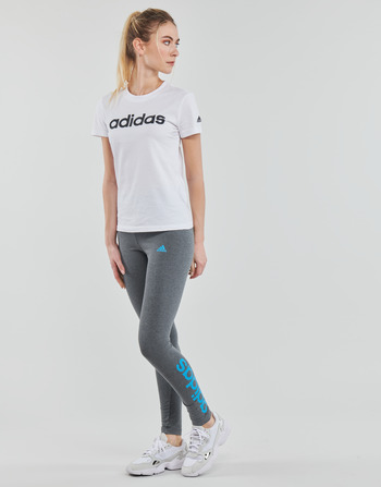 Adidas Sportswear LIN Leggings Grijs / App / Sky / Rush
