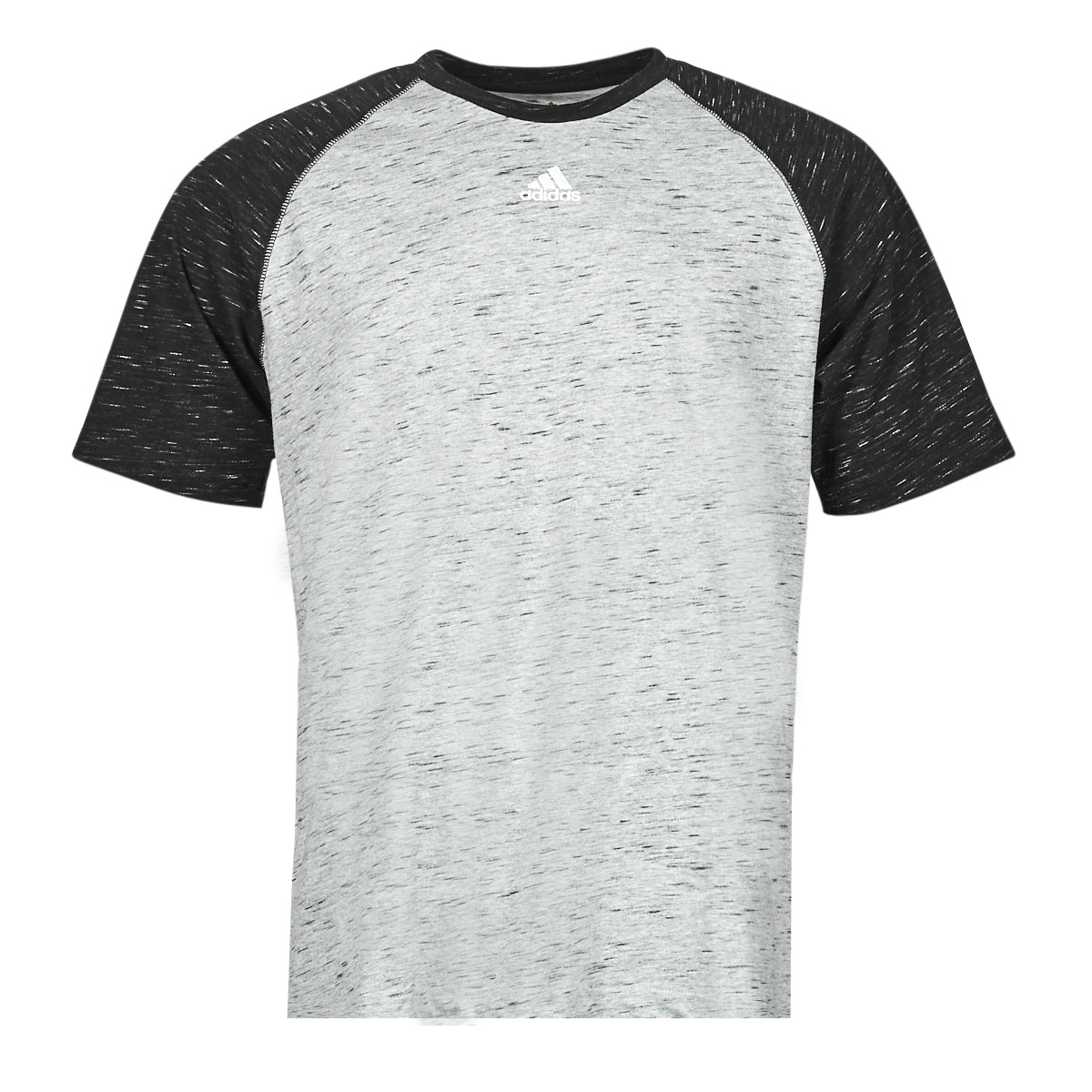 Textiel Heren T-shirts korte mouwen adidas Performance MEL T-SHIRT Medium / Grijs / Zwart / Bont