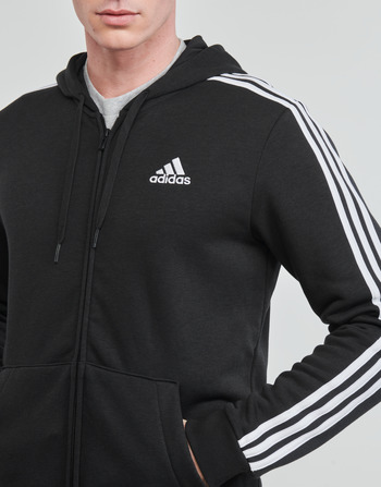 Adidas Sportswear 3 Stripes FL FULL ZIP HD Zwart