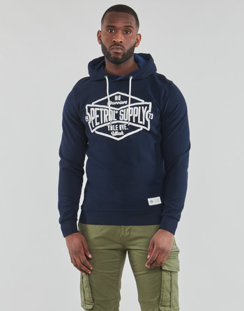 Textiel Heren Sweaters / Sweatshirts Petrol Industries Sweater Hooded Print Midnight / Marine