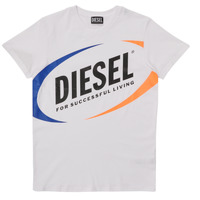 Textiel Jongens T-shirts korte mouwen Diesel MTEDMOS Wit
