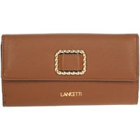 Tassen Dames Portefeuilles Lancetti LW0034L07 Brown leather