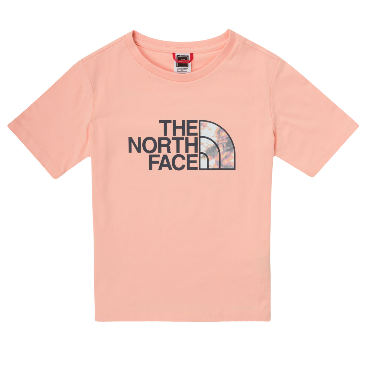 The north face the north face easy boyfriend shirt roze kinderen
