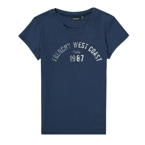 Textiel Meisjes T-shirts korte mouwen Ikks DROMONE Marine