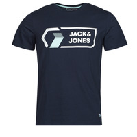Textiel Heren T-shirts korte mouwen Jack & Jones JCOLOGAN Marine