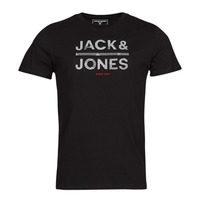 Textiel Heren T-shirts korte mouwen Jack & Jones JCOGALA Zwart