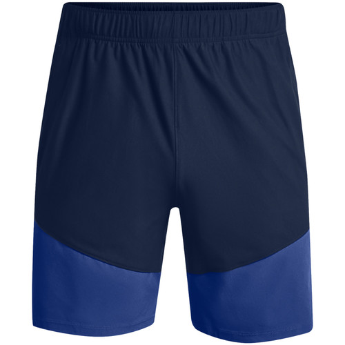 Textiel Heren Korte broeken Under Armour Knit Woven Hybrid Shorts Blauw