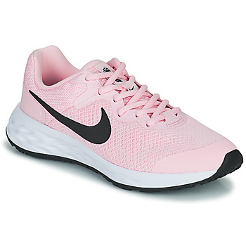 Schoenen Kinderen Allround Nike Nike Revolution 6 Roze / Zwart