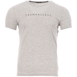 Textiel Heren T-shirts korte mouwen Sun Valley  Grijs