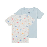 Textiel Meisjes T-shirts korte mouwen Petit Bateau MAILYS Multicolour