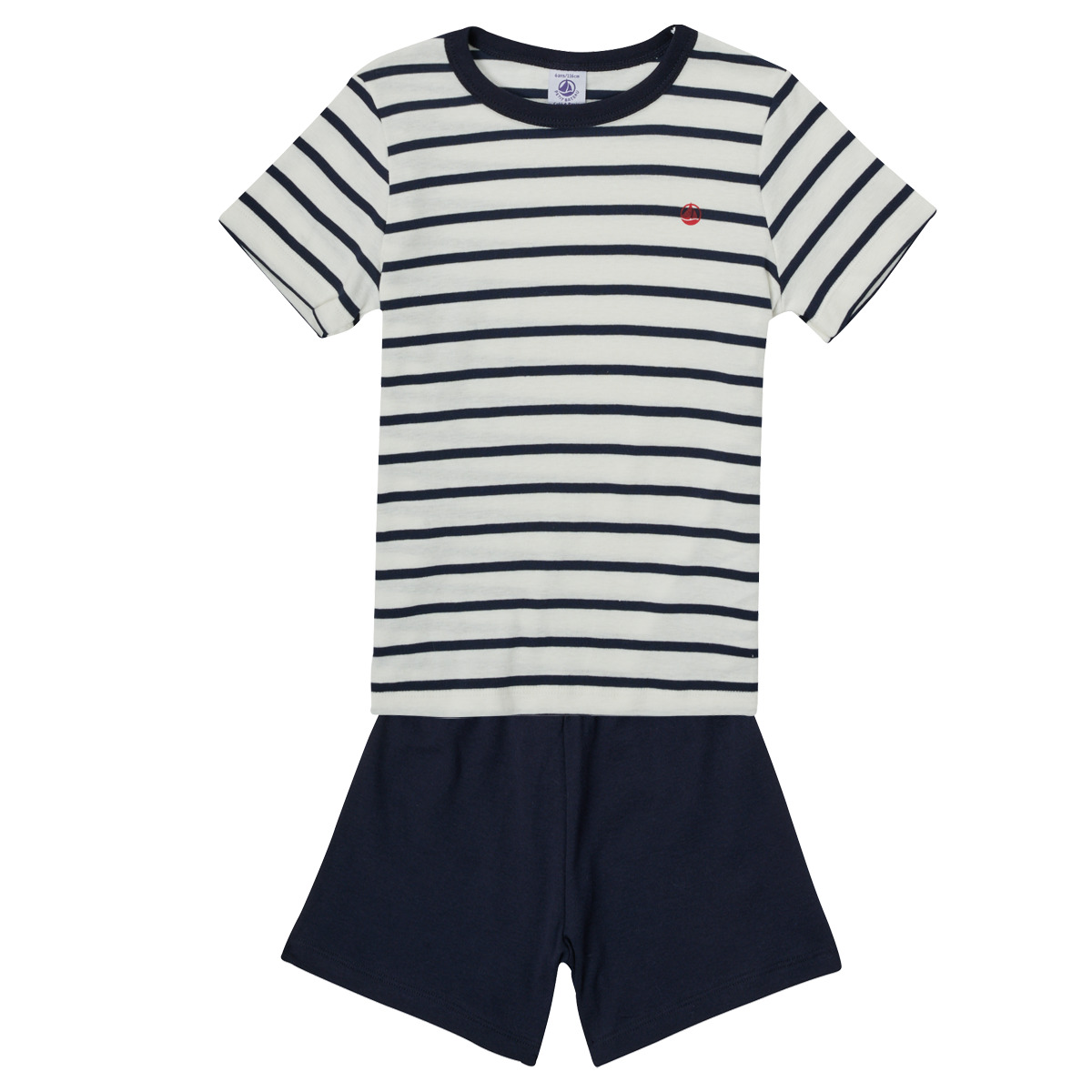 Petit Bateau Katoenen marinière-pyjama voor jongens Jongens Pyjamaset - Maat 128