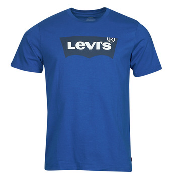Textiel Heren T-shirts korte mouwen Levi's GRAPHIC CREWNECK TEE Bw / Ssnl / Surf / Blauw