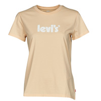 Textiel Dames T-shirts korte mouwen Levi's THE PERFECT TEE Seizoen / Poster / Logo / Perzik / Puree