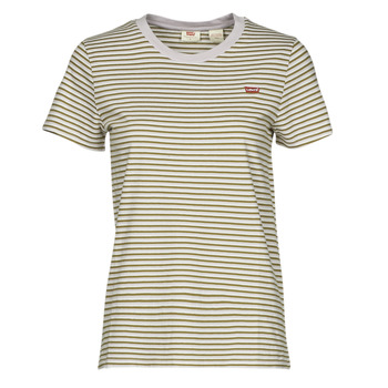 Textiel Dames T-shirts korte mouwen Levi's PERFECT TEE Rozemarijn / 39185-0167 / Butternut