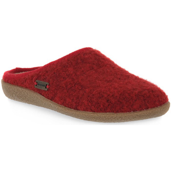 Schoenen Dames Leren slippers Bioline 3020 ROSSO Rood
