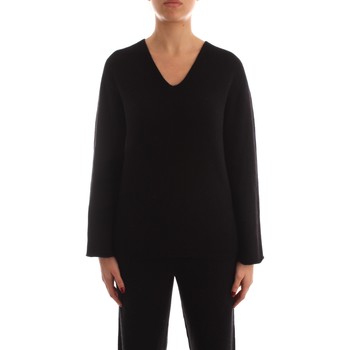 Textiel Dames T-shirts korte mouwen Friendly Sweater C216-676 Zwart