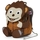 Tassen Kinderen Rugzakken Affenzahn Monkey Large Friend Backpack Bruin