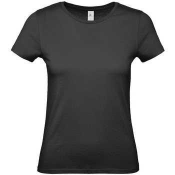 Textiel Dames T-shirts met lange mouwen B And C B210F Zwart