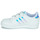 Schoenen Meisjes Lage sneakers adidas Originals CONTINENTAL 80 STRI Wit / Regenboog