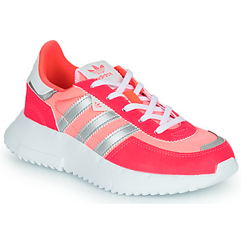 Schoenen Meisjes Lage sneakers adidas Originals RETROPY F2 C Roze / Zilver