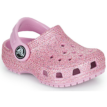 Schoenen Meisjes Klompen Crocs Classic Glitter Clog T Lila / Multicolour