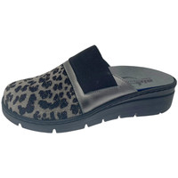 Schoenen Dames Leren slippers Florance ROC32302gr Grijs
