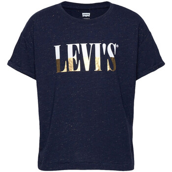 Textiel Kinderen T-shirts korte mouwen Levi's  Blauw