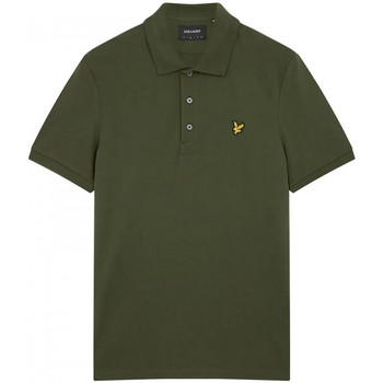 Textiel Heren T-shirts & Polo’s Lyle And Scott Plain polo shirt Groen