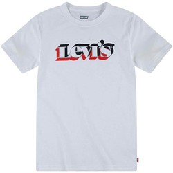 Textiel Jongens T-shirts korte mouwen Levi's  Wit