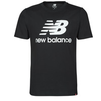 Textiel Heren T-shirts korte mouwen New Balance ESSE STEE LOGO TEE Zwart