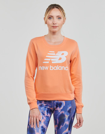 Textiel Dames Sweaters / Sweatshirts New Balance ESSENTIALS CREW Oranje