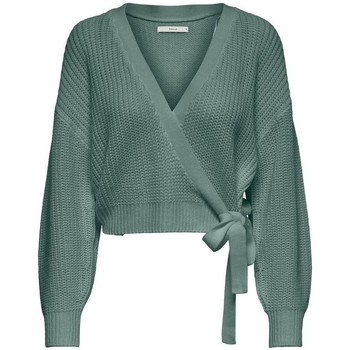 Textiel Dames Truien Only Breda Wrap Cardigan - Chinois Green Groen
