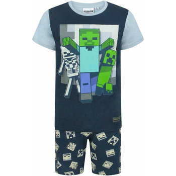Textiel Jongens Pyjama's / nachthemden Minecraft  Blauw